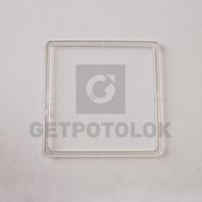 Термоквадрат прозрачный 110х110 мм LED