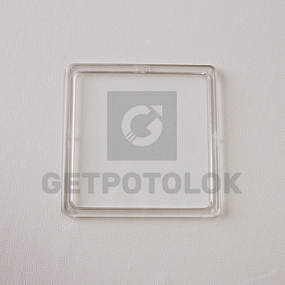 Термоквадрат прозрачный 95x95 мм LED