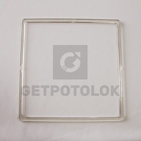 Термоквадрат прозрачный 150х150 мм LED