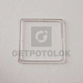 Термоквадрат прозрачный    90х90   мм LED