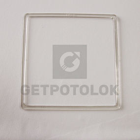 Термоквадрат прозрачный 140x140 мм LED