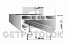 Скрытый карниз lumfer sk01